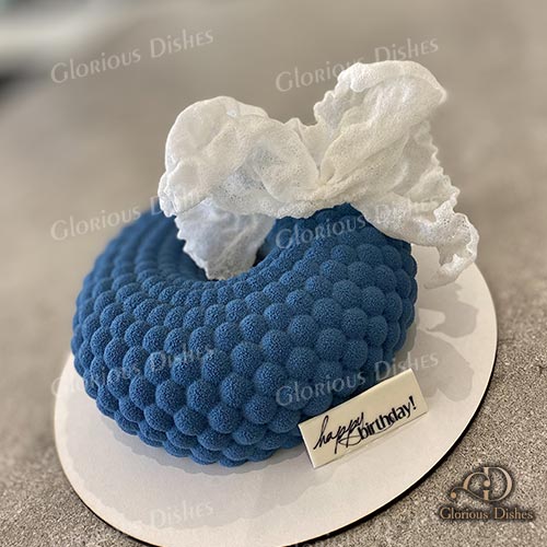 blue cake