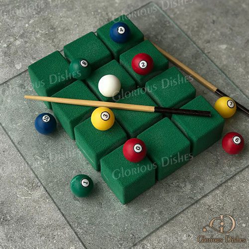 billiards cake design for boy