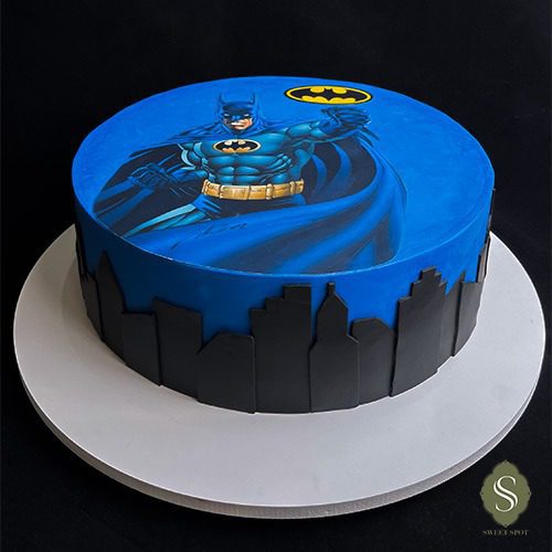 fondant cake designs with batman theme